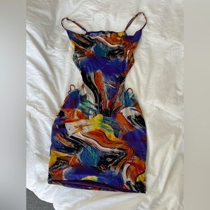 Miss Lola mini dress multicolor S